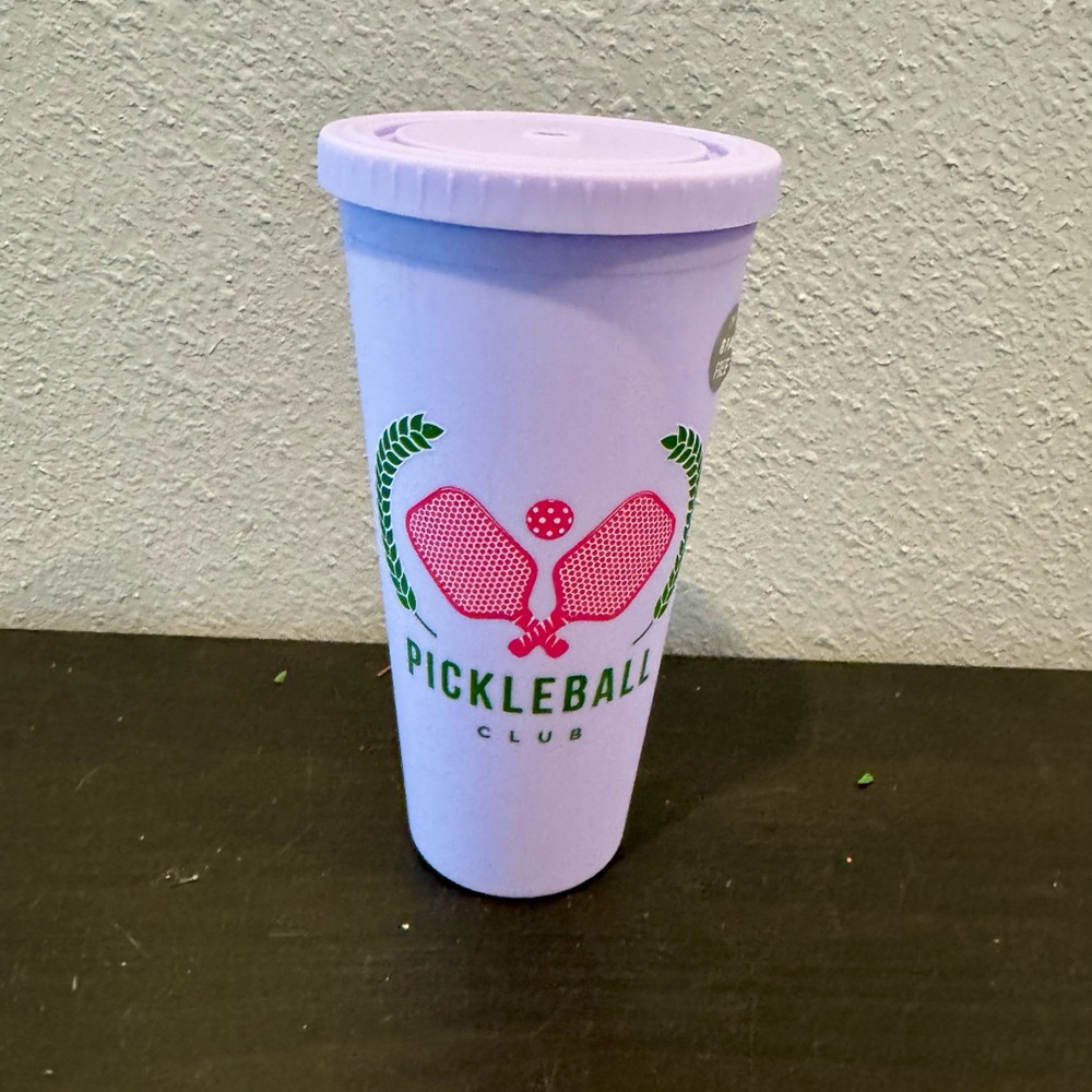 Pickleball Club 24oz Tumbler. Gently Used